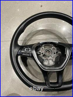 Vw Golf Mk7 Multifunction Flat Bottom Leather Steering Wheel 5g0419091 Mk7.5