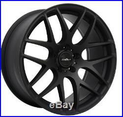 Vw T5 T6 Calibre Exile R Alloy Wheels 18 Matt Black 5x120 Caravelle, T30, T32