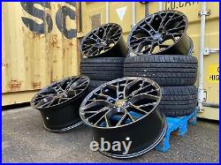 Vw Transporter T5 T6 T7 19 Inch Alloy Wheels + Tyres Load Rated Xt1 Matt Black