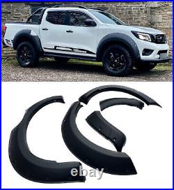 Wheel Arch Fender Flares 9 Matte Black For Nissan Navara Np300 D23 2014-2019