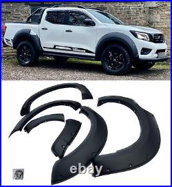 Wheel Arch Fender Flares 9 Matte Black For Nissan Navara Np300 D23 2014-2019