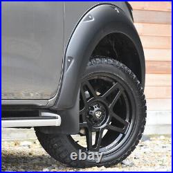 Wheel Arch Kit in Matte Black for Nissan Navara NP300 2017- (AdBlue)