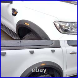 Wheel Arches Fender Flares with LED for Ford Ranger 2015-2018 Wildtrak T7 4-door