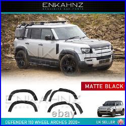 Wheel Arches Fender Trims Matte Black For Land Rover Defender Style 110 L663