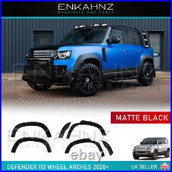 Wheel Arches Fender Trims Matte Black For Land Rover Defender Style 110 L663
