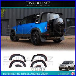 Wheel Arches Fender Trims Matte Black For Land Rover Defender Style 110 L663