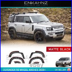 Wheel Arches Fender Trims Matte Black For Land Rover Defender Style 110 L663