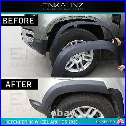 Wheel Arches Fender Trims Matte Black For Land Rover Defender Style 110 L663
