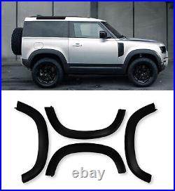 Wheel Arches Flares Fender Matte Black For Land Rover Defender L663 90 2020+