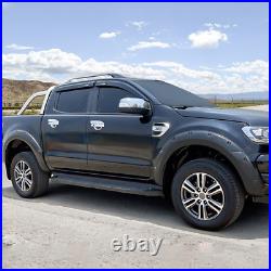 Wheel Arches Kit Bolt Look Matte Black For Ford Ranger 2016+ Double Cab T7 T8