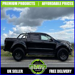 Wheel Arches Matte Black Bolt Look Wide Fits Ford Ranger T8 2019-22 PARK ASSIST