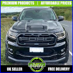 Wheel Arches Matte Black Bolt Look Wide Fits Ford Ranger T8 2019-22 PARK ASSIST