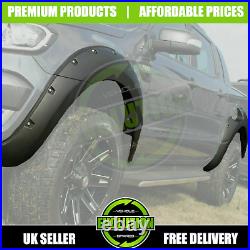 Wheel Arches Matte Black Bolt Look Wide Fits Ford Ranger T8 2019-22 PARK ASSIST