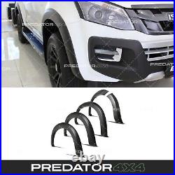 Wheel Arches Matte Black Fender Oem Style For Isuzu D-max 2012-15