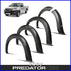 Wheel Arches Matte Black Fender Oem Style For Isuzu D-max 2012-15