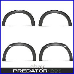 Wheel Arches Matte Black Fender Oem Style For Isuzu D-max 2012-15