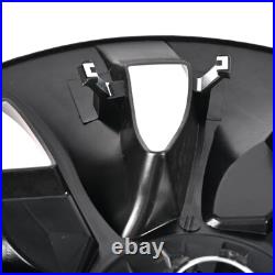 Wheel Cover Hubcaps Rim Cover Matte Black 18For Tesla Model 3 5YJ3 EV 2017-2023