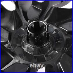 Wheel Cover Hubcaps Rim Cover Matte Black 18For Tesla Model 3 5YJ3 EV 2017-2023