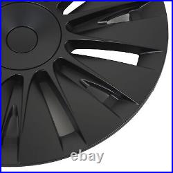 Wheel Hub Cap 19-Inch Matte Black Wheel Cover Hubcap Car Wheel Rim Cover