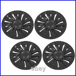 Wheel Hub Cap 19in Easy Installation Matte Black Wheel Hub Full Rim Cover High