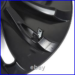 Wheel Hub Cap 19in Easy Installation Matte Black Wheel Hub Full Rim Cover High