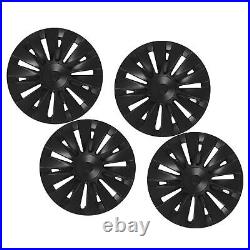 Wheel Rim Cap 4PCS 19in Wheel Hubcap Matte Black Full Wrap Scratch Resistant