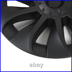 Wheel Rim Cover 4PCS 20in Wheel Hub Cap Matte Black Wheel Rim Hubcap For