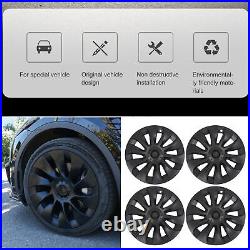 Wheel Rim Cover 4PCS 20in Wheel Hub Cap Matte Black Wheel Rim Hubcap For