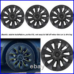 Wheel Rim Cover 4PCS 20in Wheel Hub Cap Matte Black Wheel Rim Hubcap For