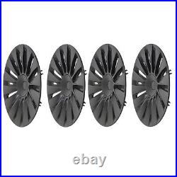 Wheel Rim Cover Wheel Hub Cap Matte Black For Model Y