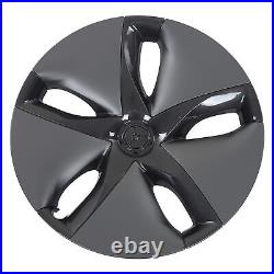 Wheel Rim Hubcap Wheel Hubcap Matte Black High Strength 104423199B Replacement