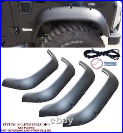 Wide Wheel Arches Extended Matte Black For Land Rover Defender 90 110 130