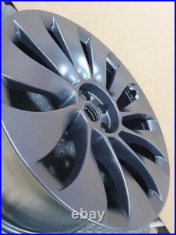 X1 Genuine Tesla Model Y Front Alloy Wheel Rim, 9.5x21 118822600b, Satin Grey