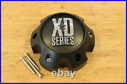 XD Series 796 797 798 Matte Flat Black 6 Lug Chevy Wheel Rim Center Cap 1079L145