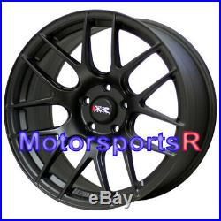 XXR 530 Wheels Flat Black 18 x 8.75 +33 Concave Rims 5x114.3 5x4.5 Satin Mesh SE