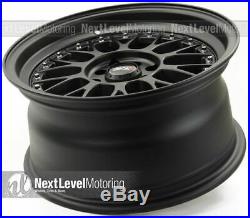 Xxr 521 16x8 4x100 4x114.3 +20 Flat Black Wheels (set Of 4)