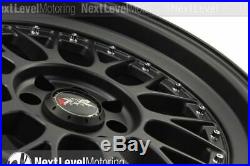 Xxr 521 16x8 4x100 4x114.3 +20 Flat Black Wheels (set Of 4)