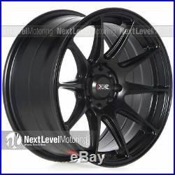 Xxr 527 16x8 4x100 4x114.3 +20 Flat Black Wheels (set Of 4)