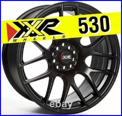 Xxr 530 18x8.75 5x100 5x114.3 +33 Flat Black Wheels (set Of 4)
