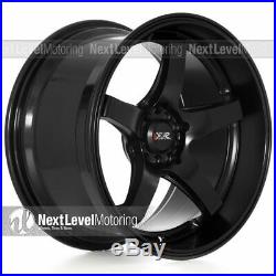 Xxr 555 18x10 5x100 5x114.3 +25 Flat Black Wheels (set Of 4)